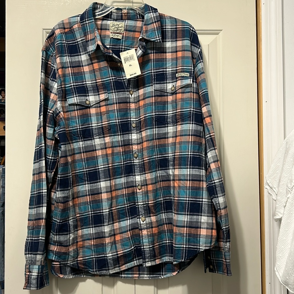 LUCKY  BRAND   DISTINCTIVE  WESTERN   MENS SHIRT